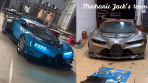 Ngắm Bugatti Vision Gran Turismo phiên bản “tự chế” của thợ cơ khí châu Á