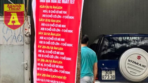 Giá rửa xe ôtô tăng vọt trước Tết nguyên đán Nhâm Dần