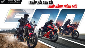 Honda CBR500R, CB500X và CB500F phiên bản mới ra mắt Việt Nam với giá từ 184,5 triệu đồng