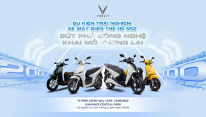 VinFast tổ chức “bữa tiệc” trải nghiệm xe máy điện thế hệ mới tại TP. HCM